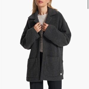 Vuori Charcoal Teddy Jacket
